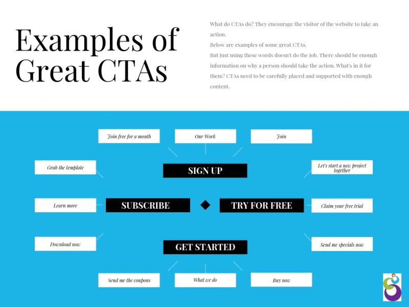examples of great CTAs