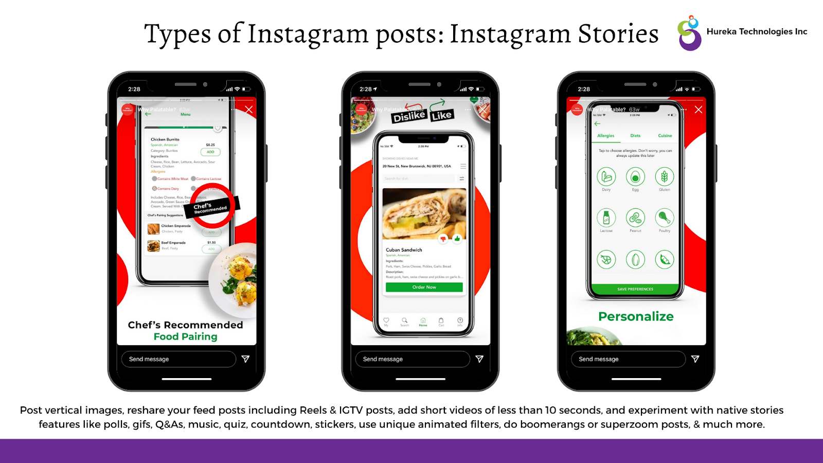 Illustration showing Instagram Stories